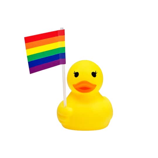 Duck with Pride Flag by Celebrate It™